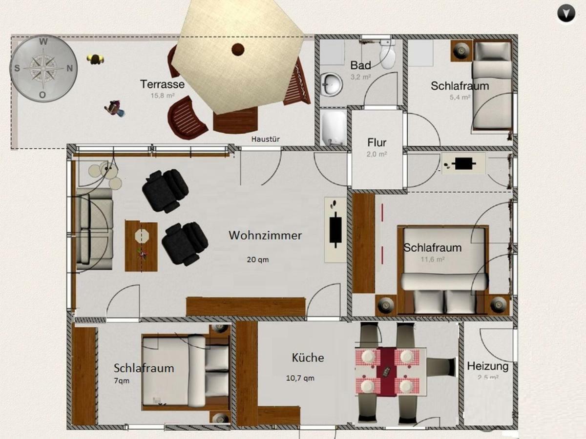 Ferienhaus Bianca Meschede Dış mekan fotoğraf